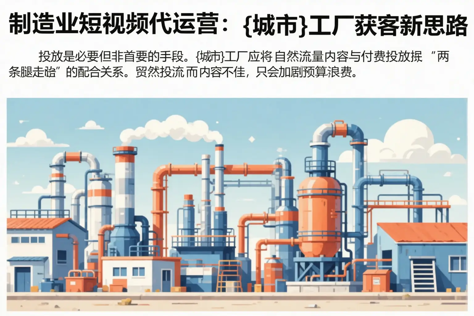 制造业短视频代运营：永平工厂获客新思路